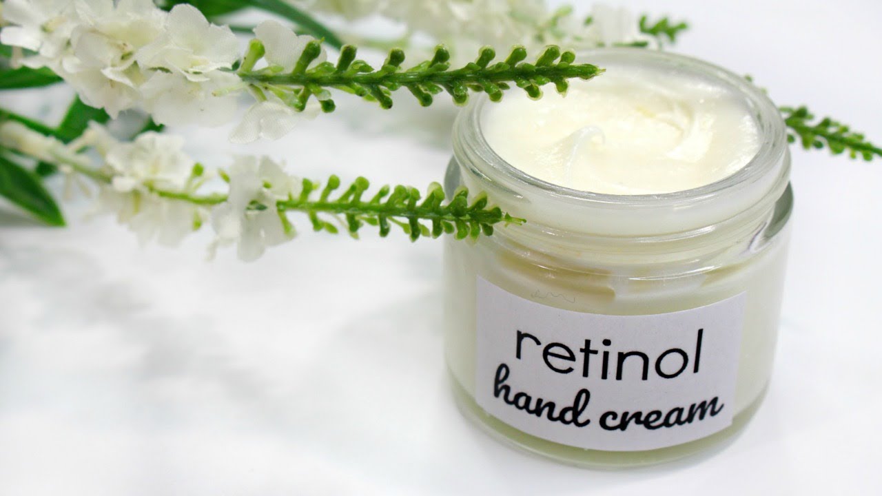 How to Make Retinol Hand / Body Cream - Anti Aging Body Moisturizer