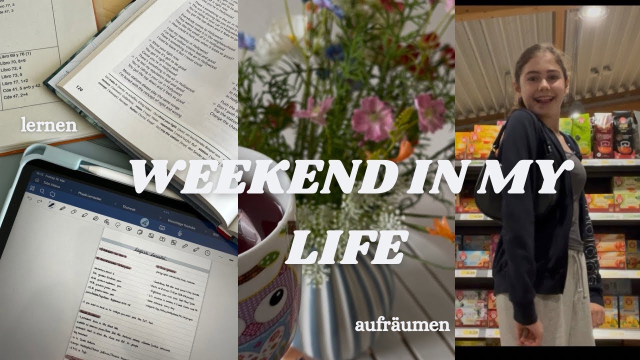 Weekend in my Life 🌺 lernen,aufräumen…