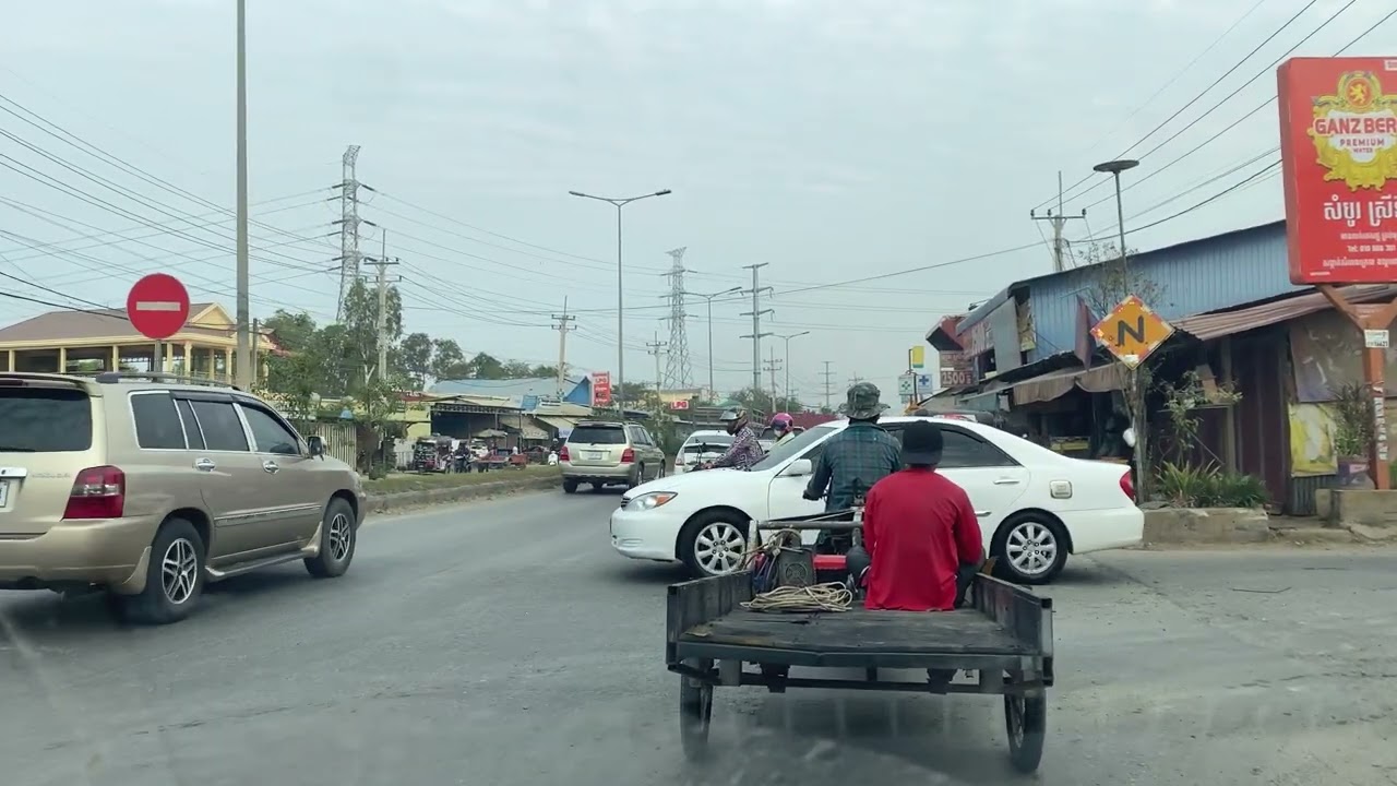 View of the 3rd Ring Road in Phnom Penh.