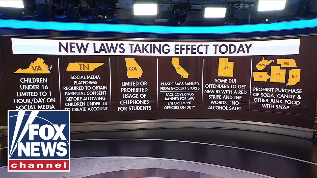 DETAILS: New state laws taking effect in 2026
