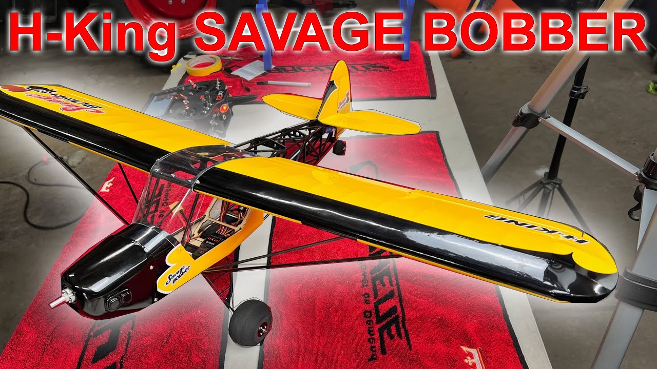 DETAILED BUILD H-King (ARF) Savage Bobber Compact STOL Airplane Unboxing Review Hobbyking