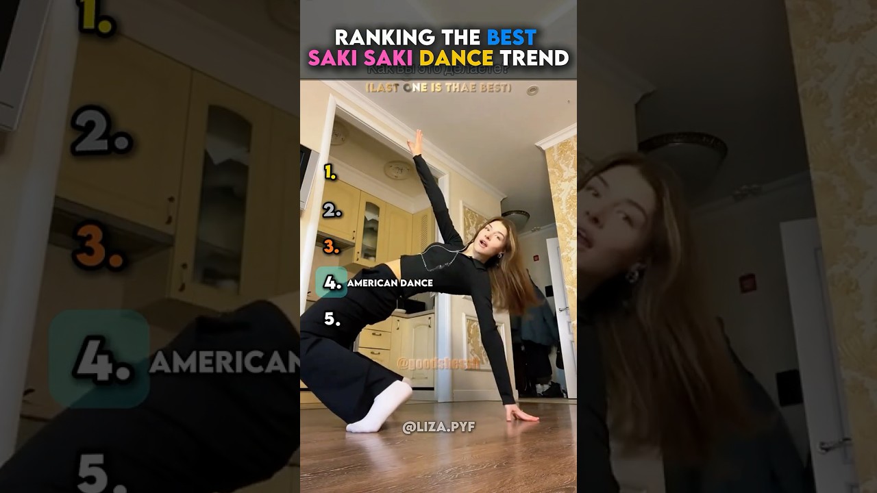 Ranking the Best Saki Saki Dance Trend😭✨#shortvideo