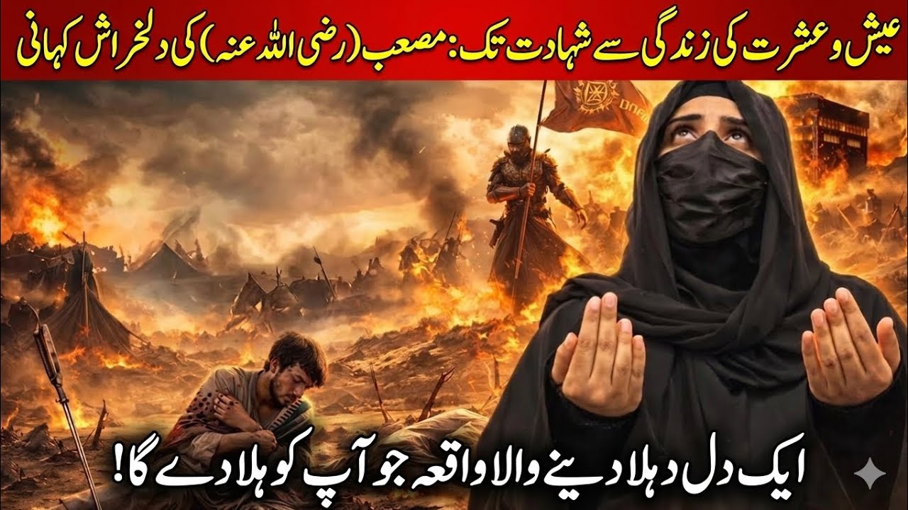 Musab ibn Umair (R.A) – The Young Man Who Gave Up Everything for Islam #foryou 