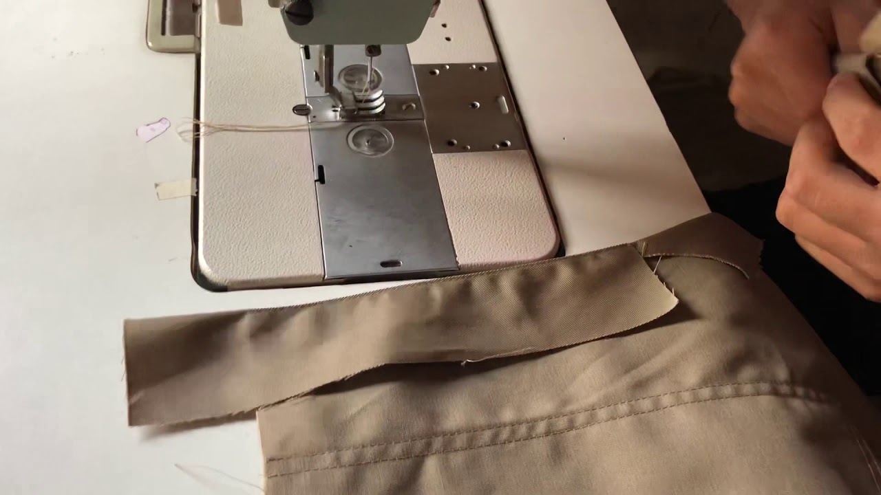 Como colocar cierre a un pantalon de ropa 💯de trabajo☑️