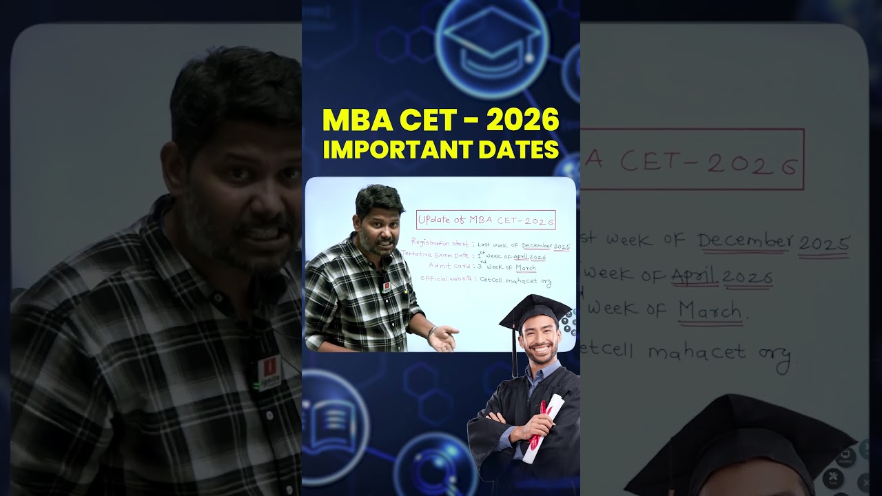 MBA CET 2026 | Important Dates #mba #mbaupdates