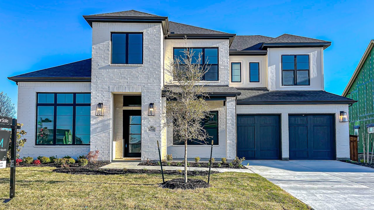 INSIDE A NEW LUXURY MODERN HOME TOUR IN NORTH DALLAS TEXAS | 5 BED | 5 BATH | MEDIA ROOM | 4347 SqFt