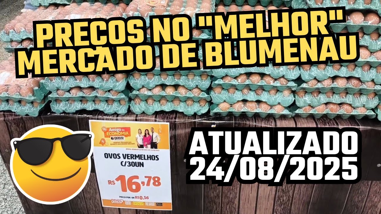 Valores de mercado em Blumenau -Santa Catarina atualizados 24 de agosto de 2025