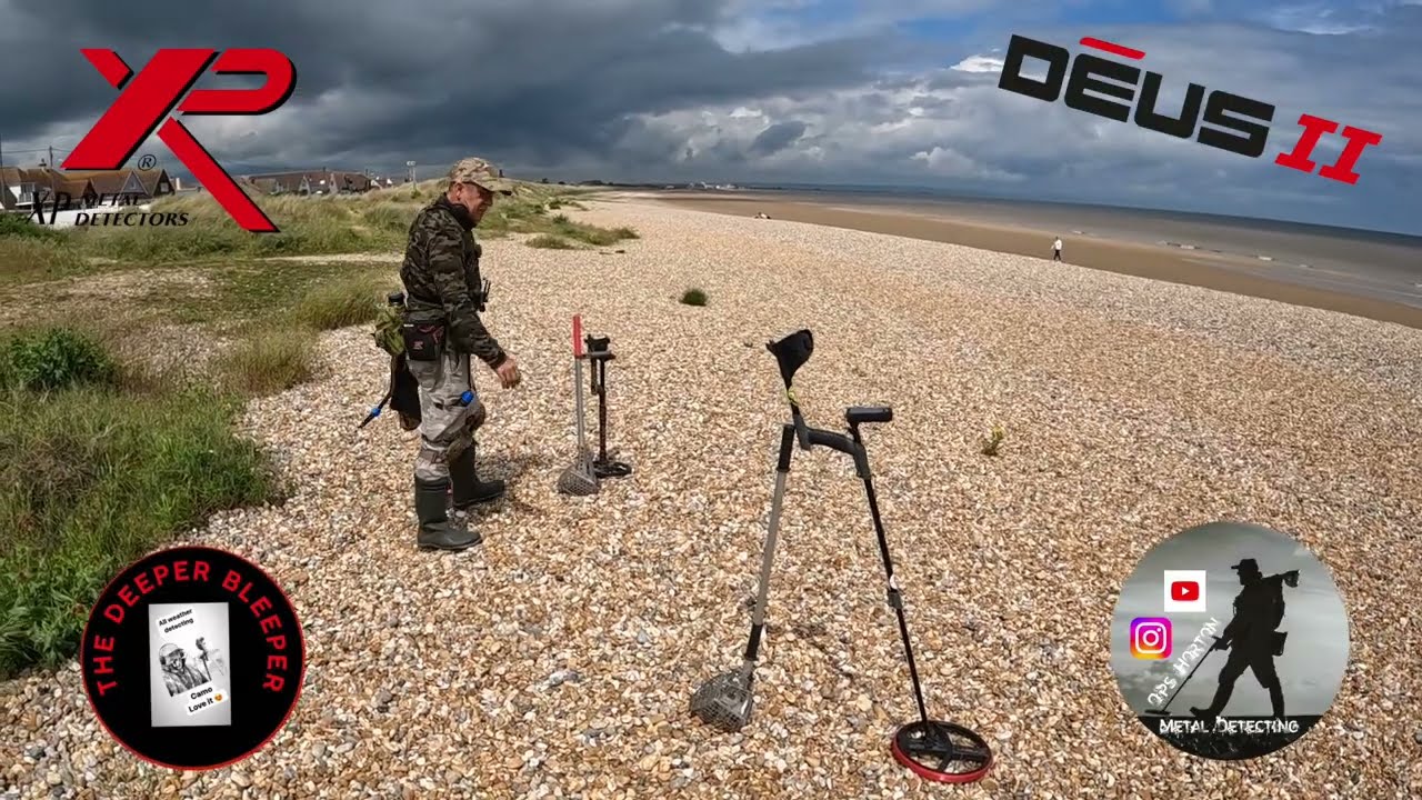 160. Metal Detecting another Kent Beach with the XP Deus 2 😬