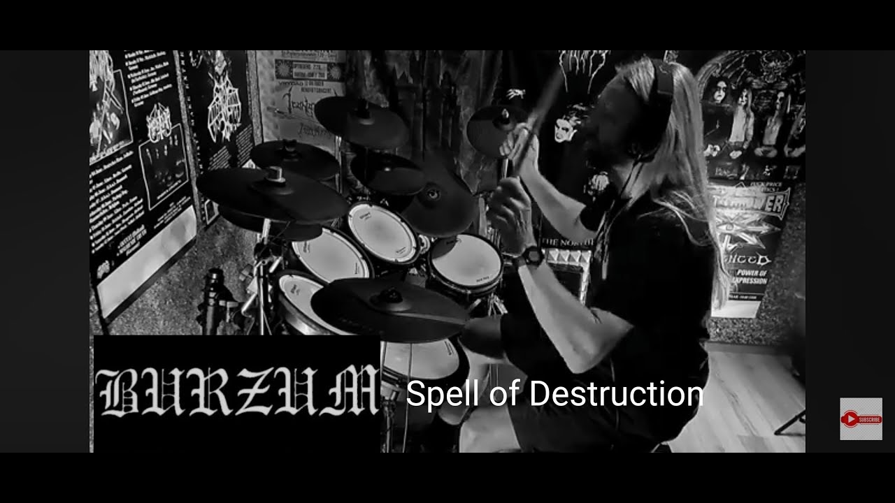 BURZUM -Spell of Destruction- Drum cover