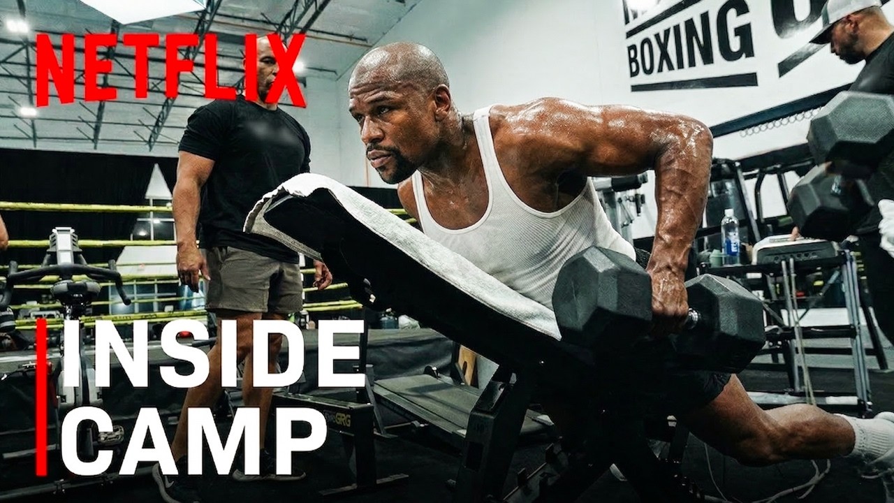 NETFLIX COUNTDOWN: Floyd Mayweather BRUTAL Training Session At 49 For Manny Pacquiao Rematch