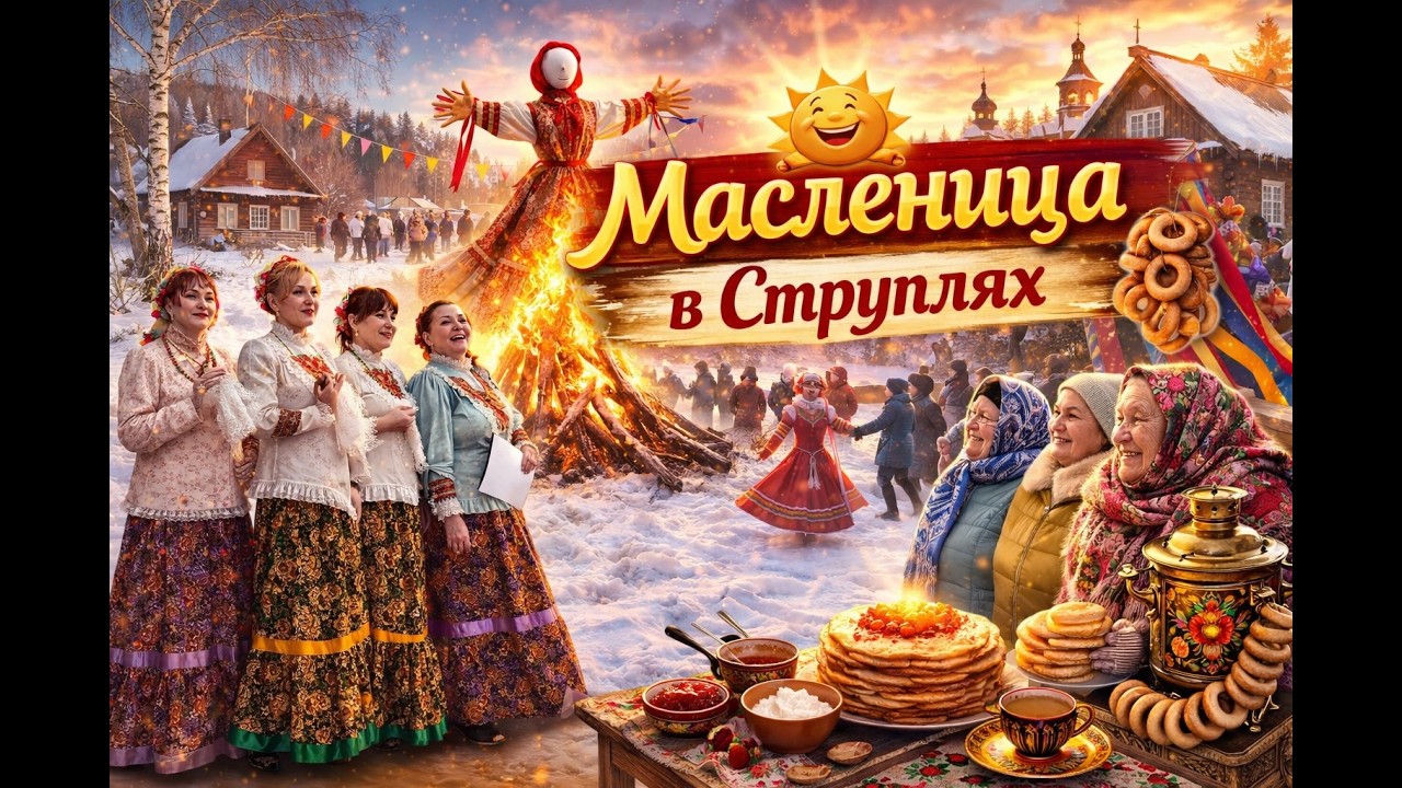 Проводы зимы в Струплях с вокальными коллективами 
