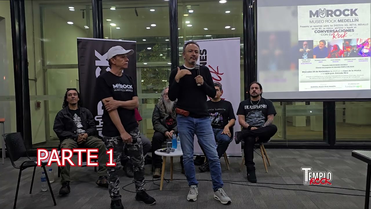 CONVERSATORIO INICIOS DEL METAL MEDALLO - PARTE 1 DE 2 - TEMPLO DEL ROCK - MUROCK