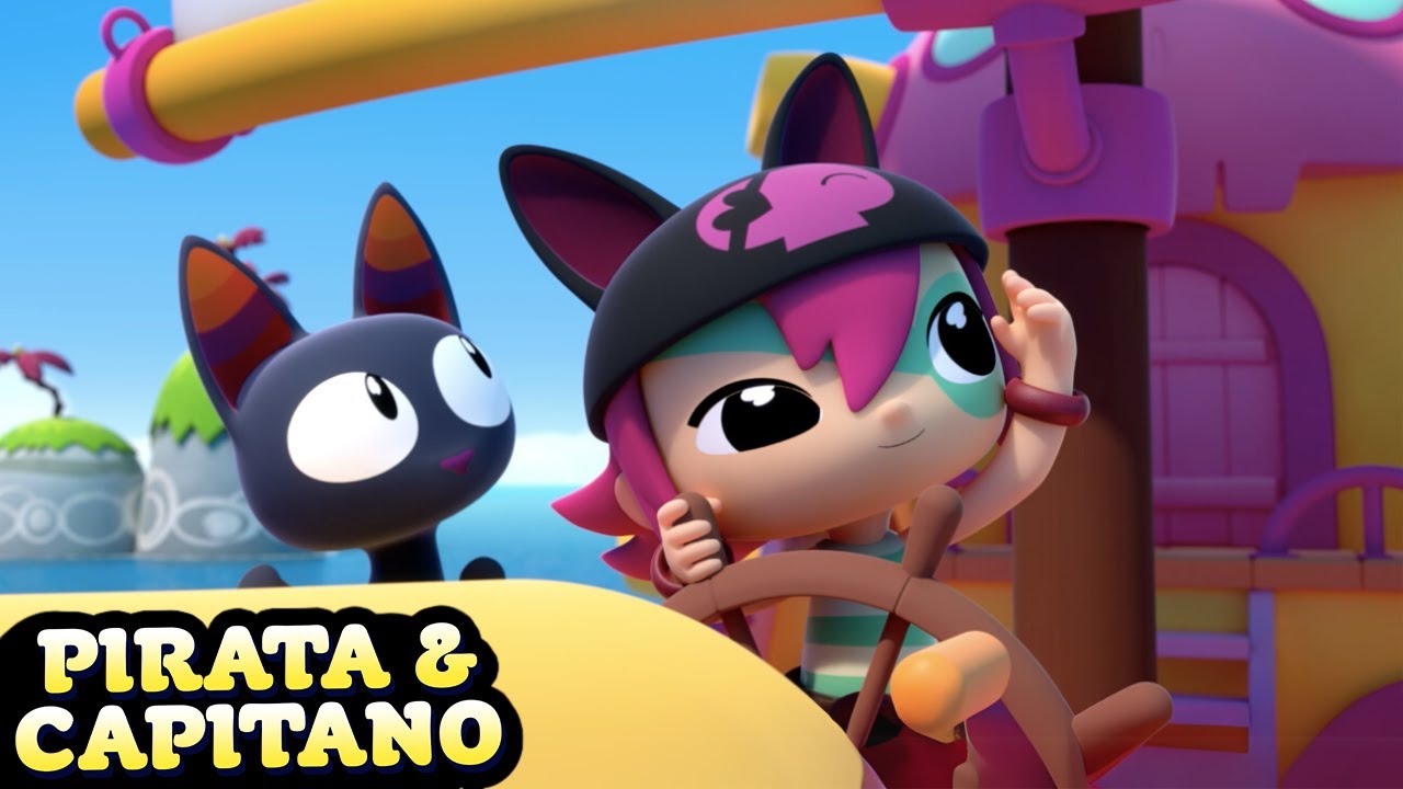 🇺🇸 Pirata and Capitano | Episode 13 : A Package for Inky | Cartoon for Kids