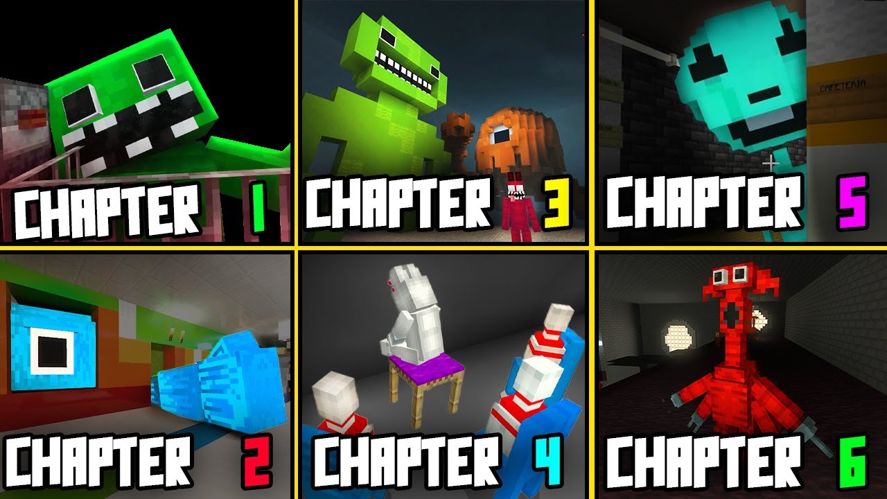[All Chapters] [All Maps] Garten of Banban Chapter - 1 2 3 4 5 6 - Map in minecraft