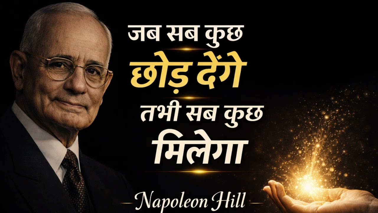 जब सब कुछ छोड़ देंगे... तभी सब कुछ मिलेगा –Law of Attraction &  Napoleon Hill 