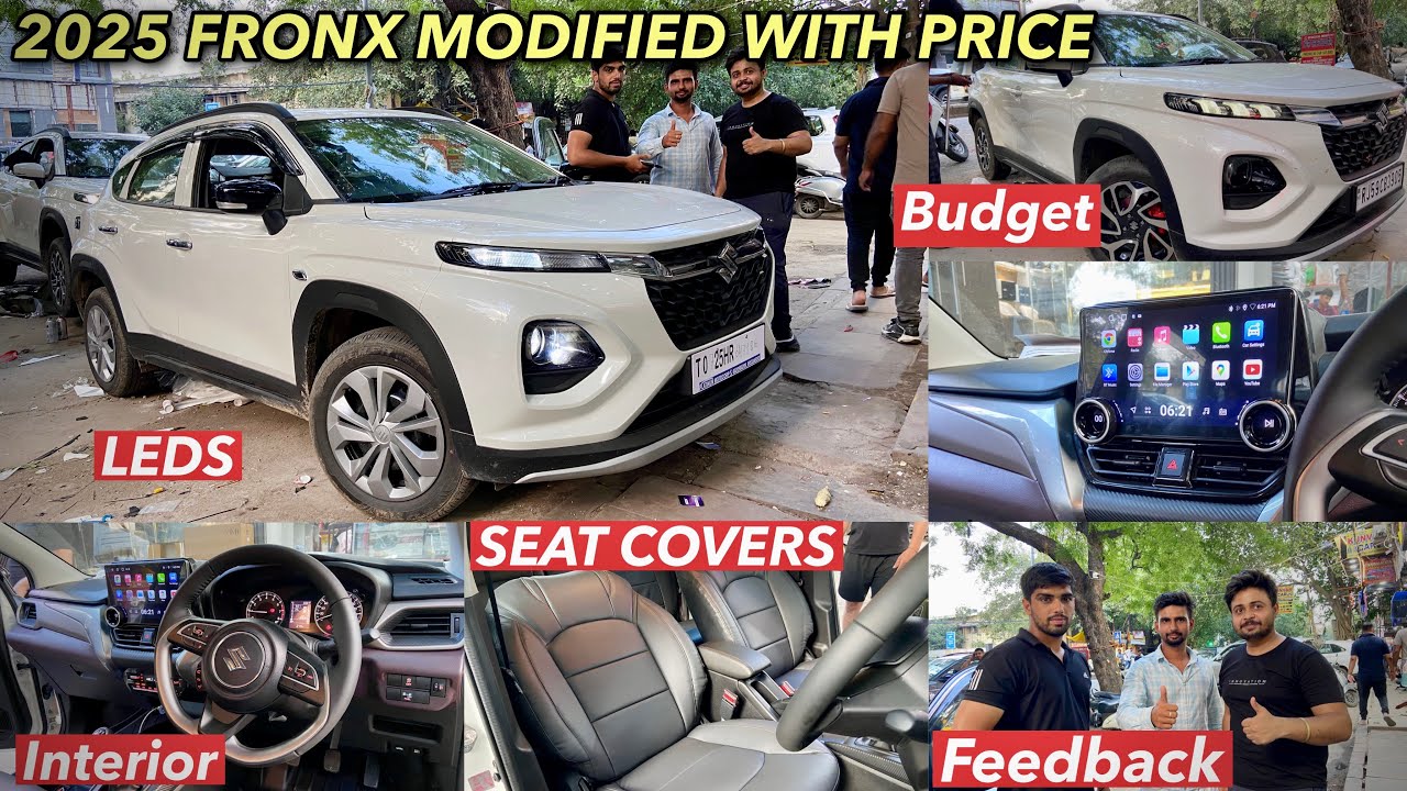 2025 MARUTI SUZUKI FRONX MODIFIED WITH PRICE | FRONX MODIFICATIONS