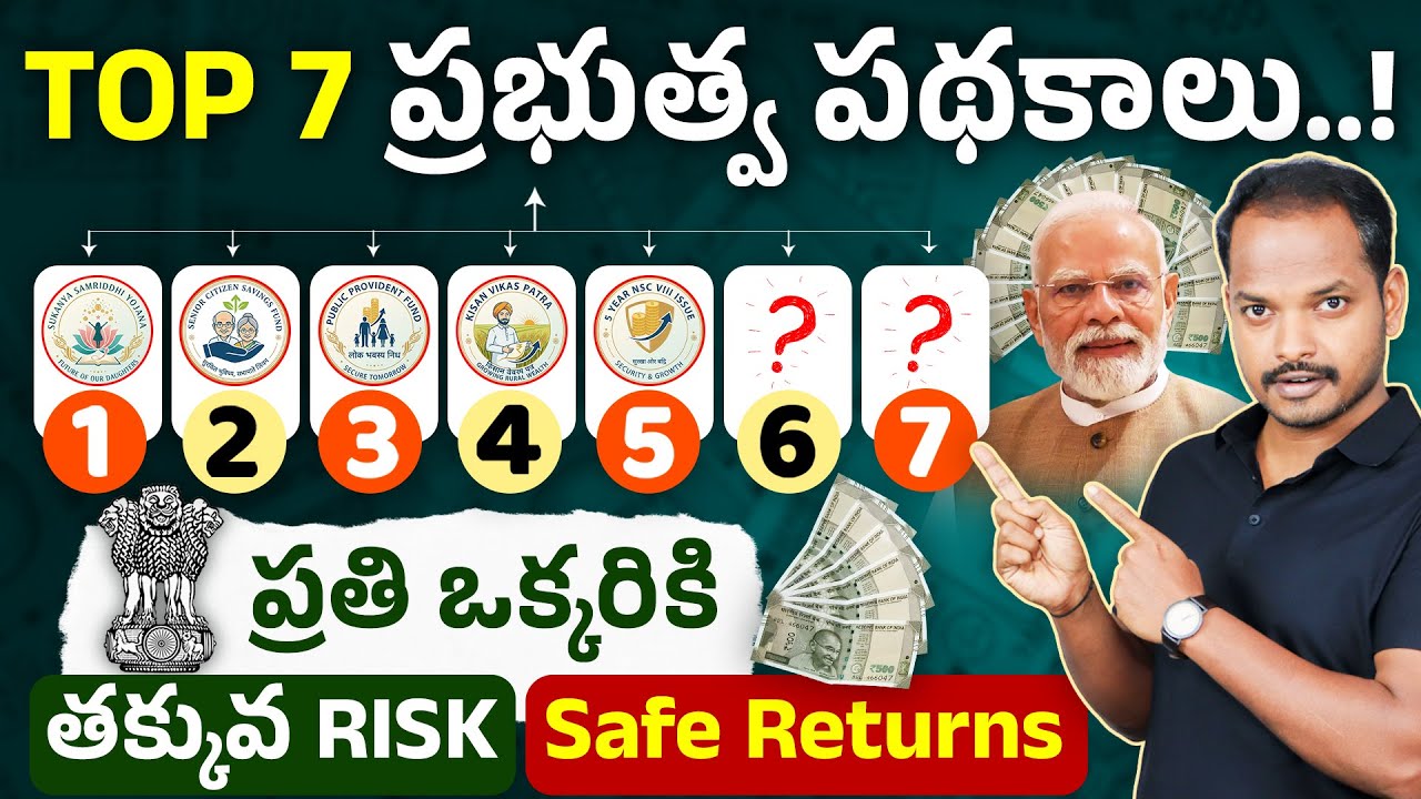 Top 7 Government Schemes 2026 in Telugu - Best Investment Plans Explained | Abhishek Ramappa