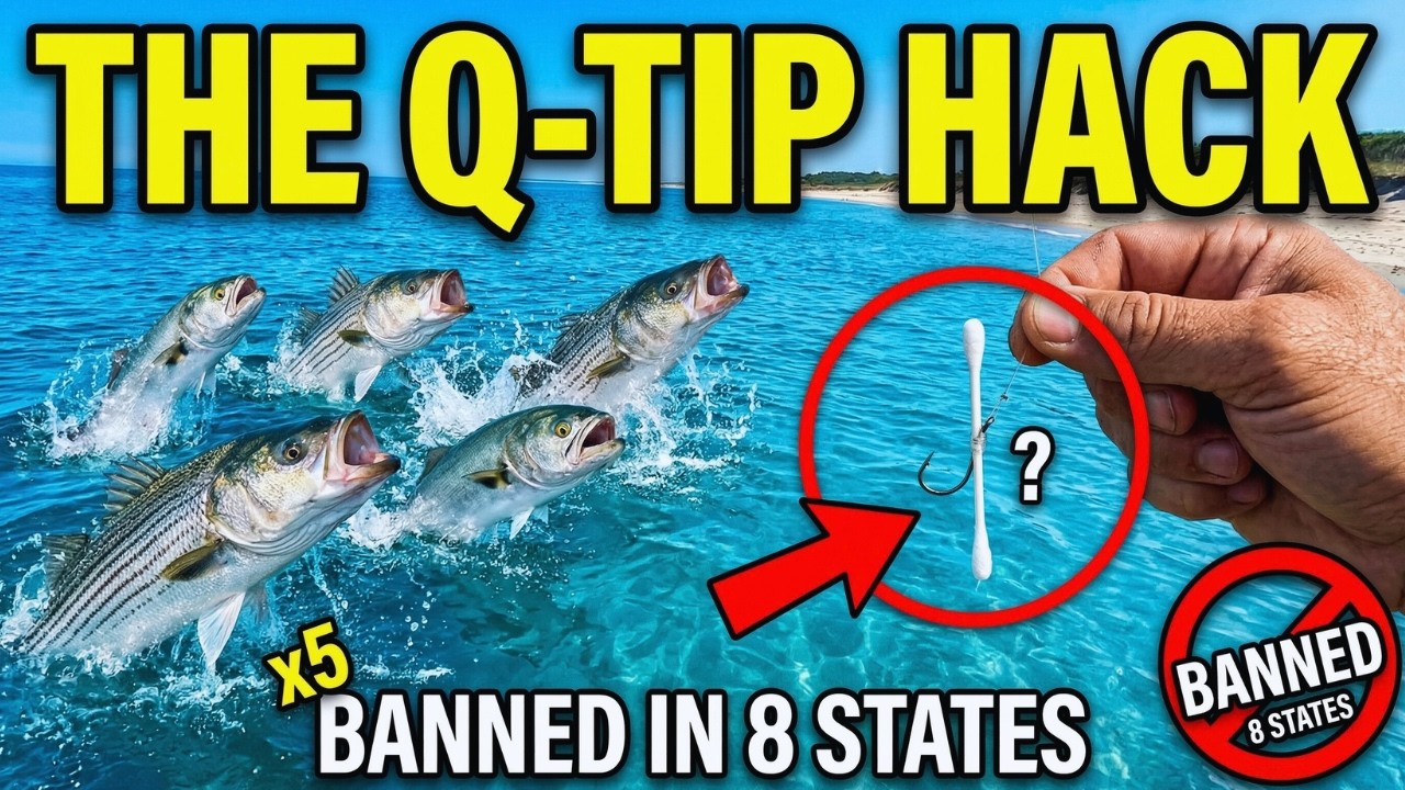 The Q-Tip Shore Fishing Hack Banned in 8 States — Catch 5X More Fish