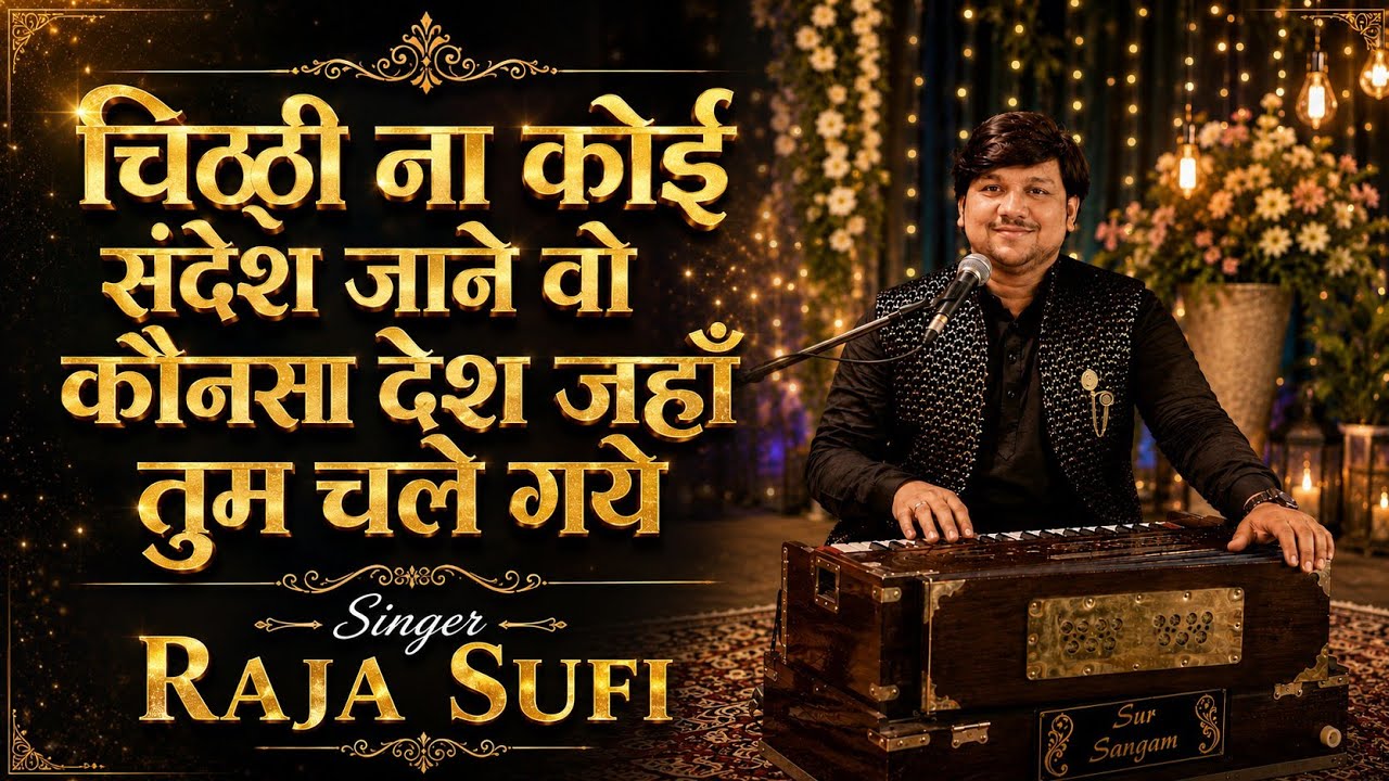 CHITHI NA KOI SANDES || RAJA SUFI LIVE SRADHANJALI PROGRAM || BARDOLI SURTA 2021