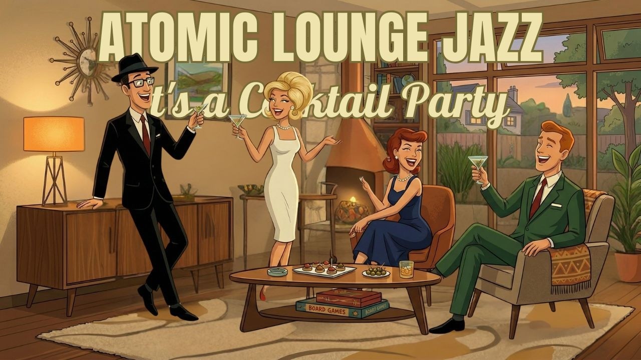 60’s Atomic Cocktail Lounge Music | Deep Focus, Midnight Flow & Sophistication ｜ Urban Sanctuary