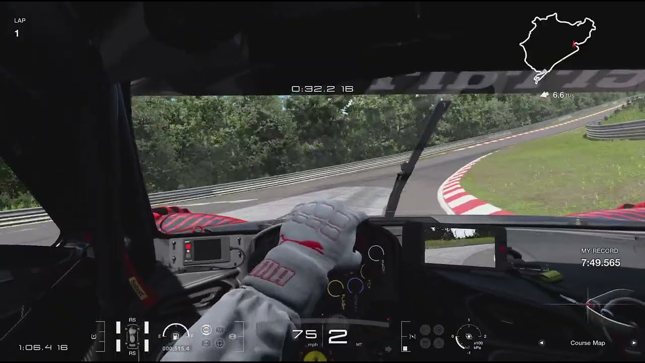 Nurbergring reverse?! Qualify hot lap 