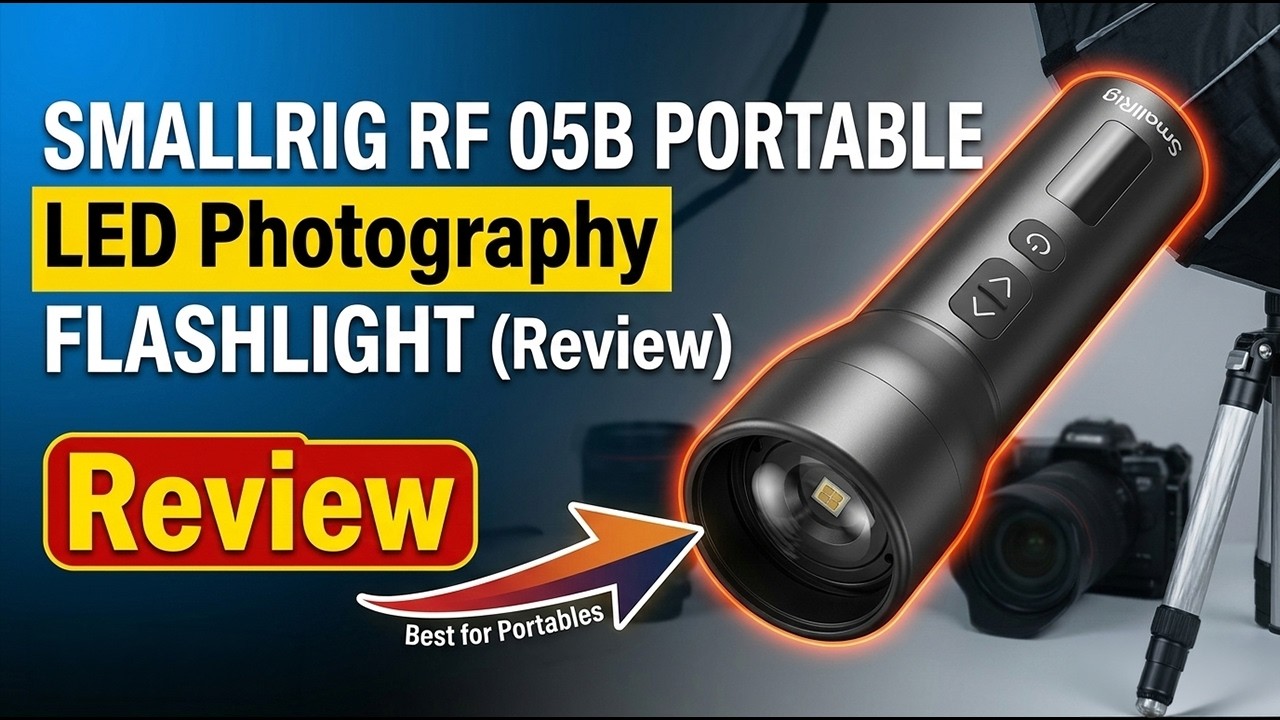 Портативный светодиодный фотофонарь SmallRig RF 05B (обзор)