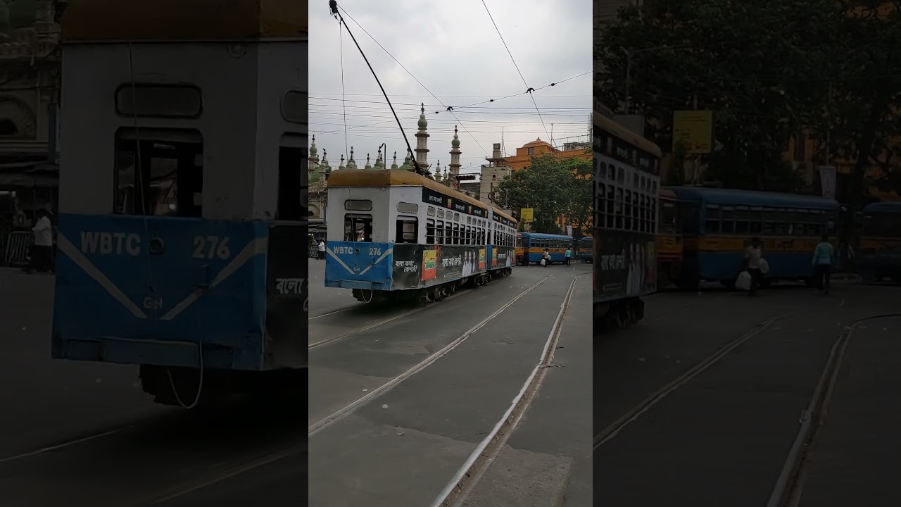 Tram in Kolkata! Few locations in India still to have Tram service 🥳✨#kolkata