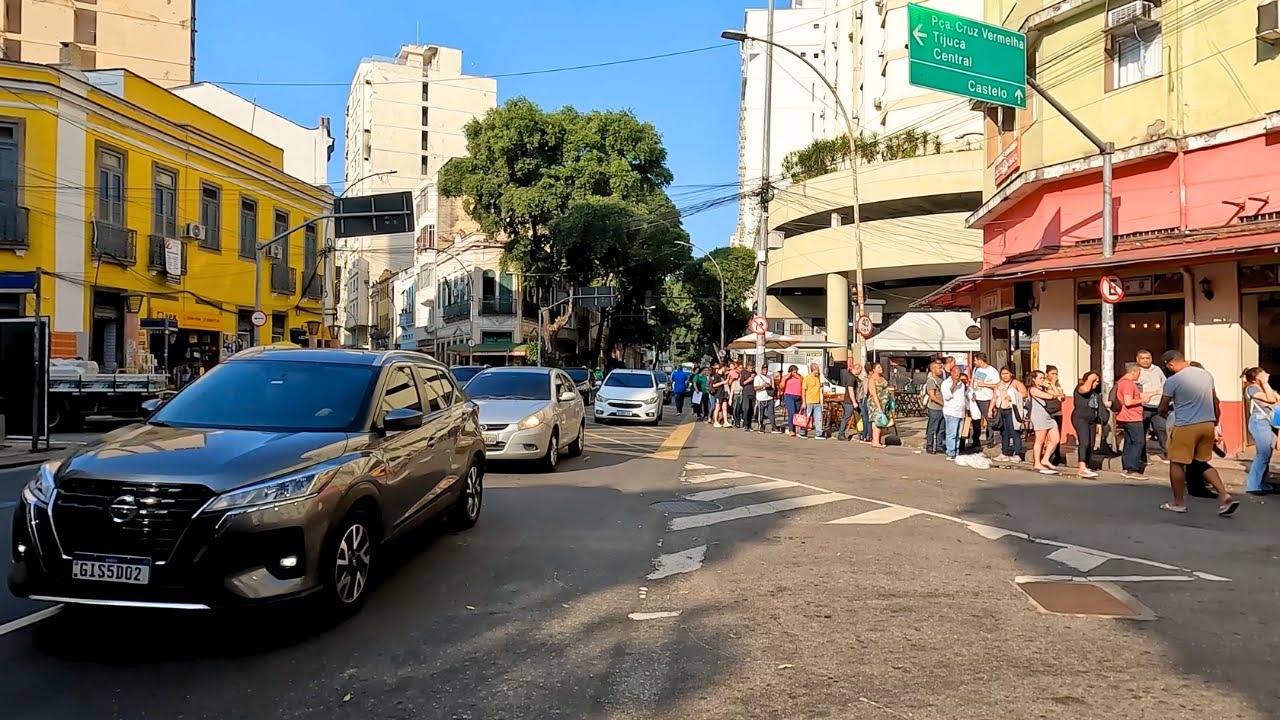 From Lapa to Central do Brasil on Foot | Rio de Janeiro, Brazil 【4K】2024