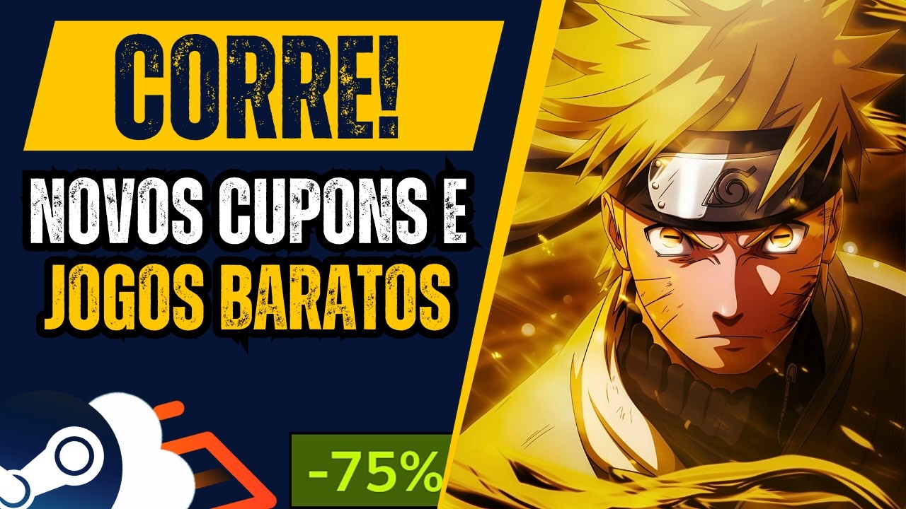 CORRE! Jogos BARATOS na Black Friday Steam, cupom de desconto na Nuuvem e SUPER DESCONTOS na Instant