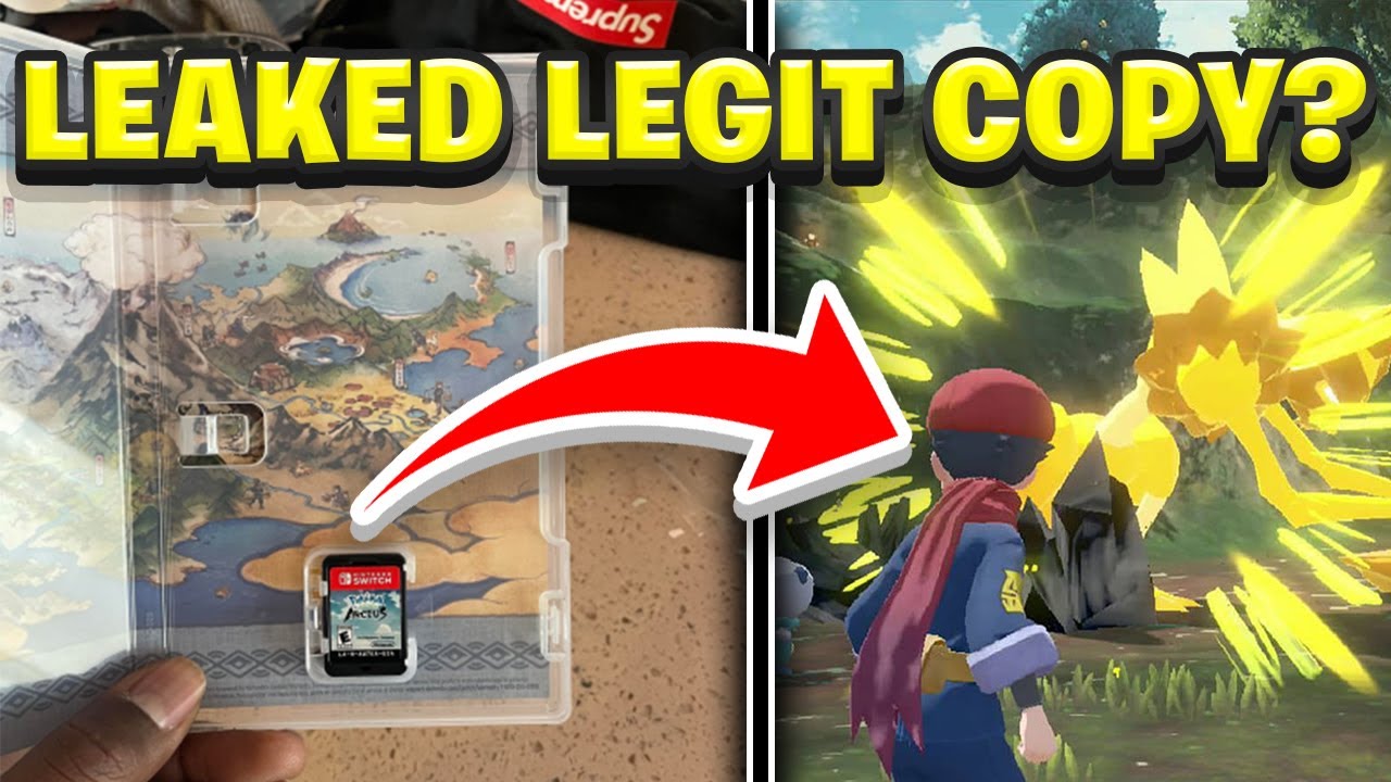 POK&Eacute;MON: LEGENDS ARCEUS FULLY LEAKED?! HISUIAN STARTERS?! LEAKED GAMEPLAY?!