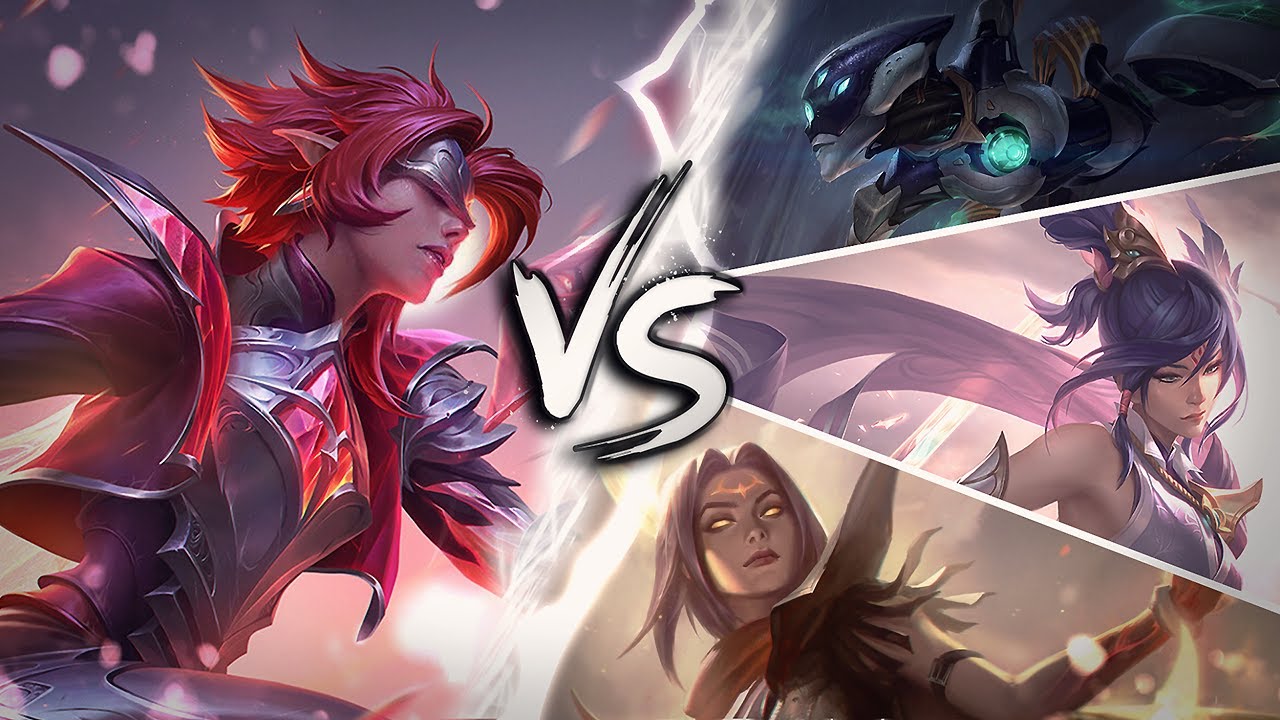 리븐 vs 챌린저 칼챔 장인 매치업만 모아봤습니다