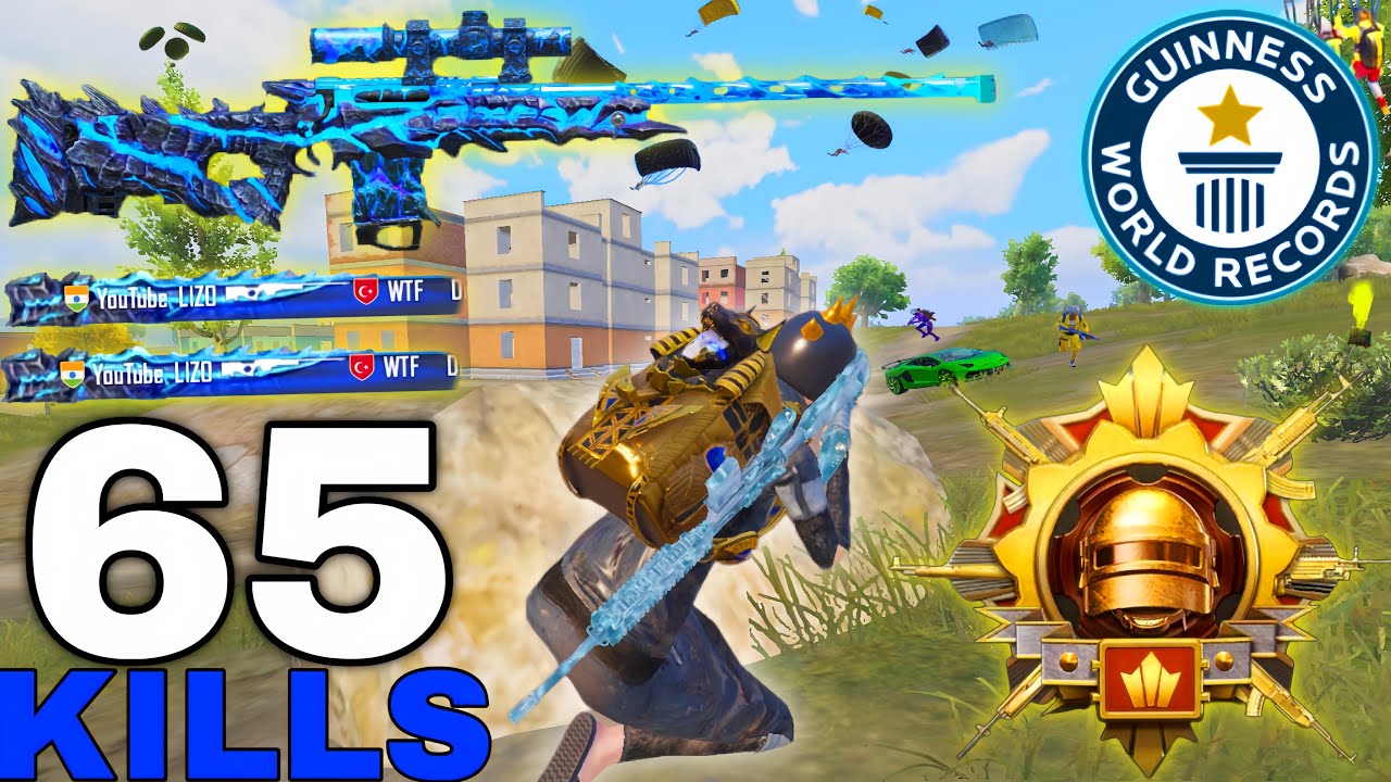 65 KILLS!😍 NEW UPDATE BEST LOOT GAMEPLAY w/ GROZA + AWM🔥 PUBG MOBILE 