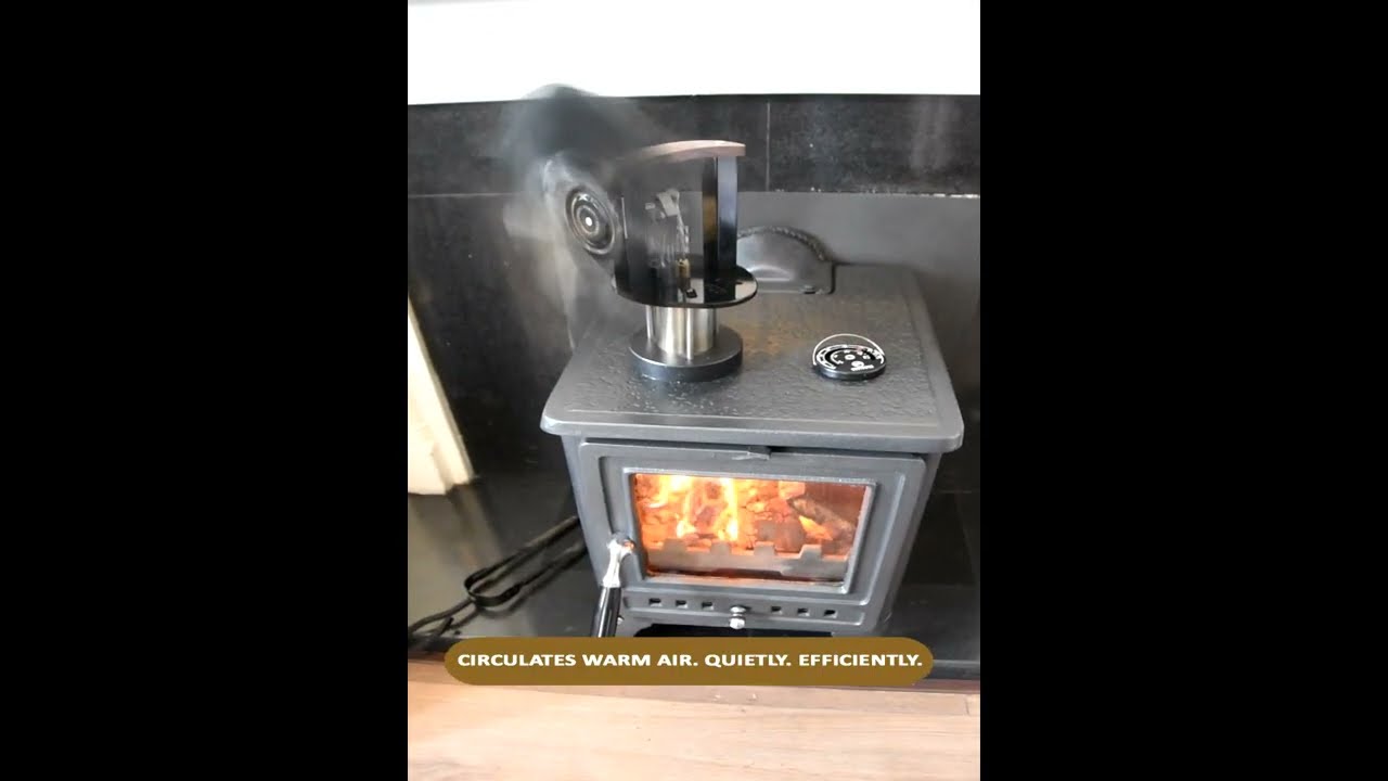 This Stove Fan Runs on Heat - Zephyr Stirling Stove Fan