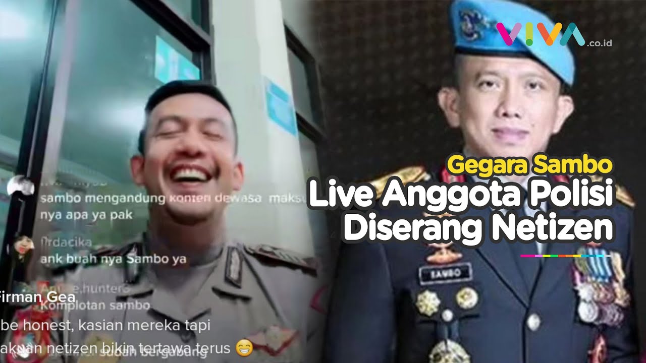 Efek Sambo, Live TikTok Anggota Polisi Jadi Bulan-bulanan Netizen