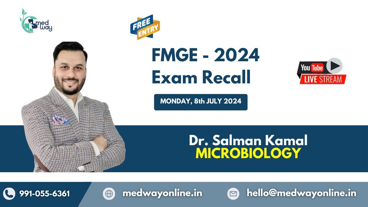 Микробиология - FMGE Recall 2024 (автор: д-р Салман)