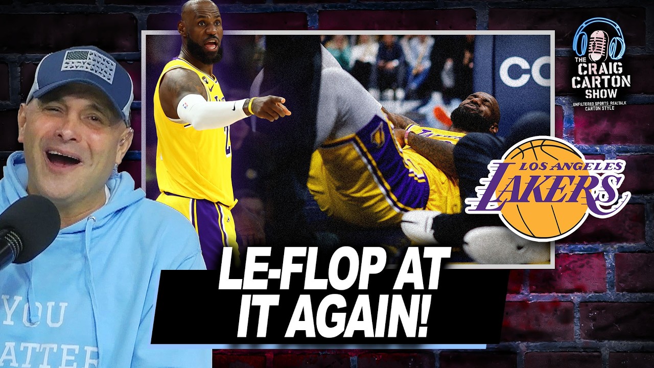 LEBRON KNOCK IT OFF! King James or King of the Flop! | The Craig Carton Show