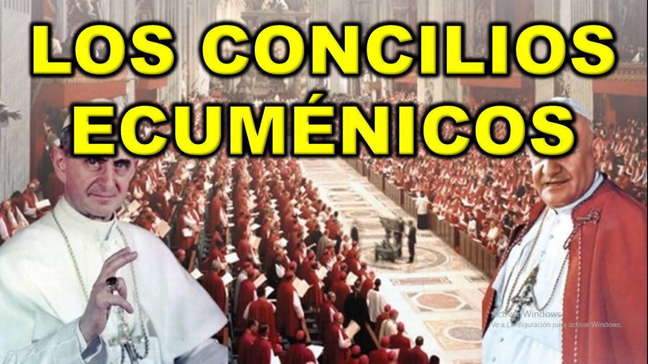 ¿Cuáles fueron los 21 concilios de la Iglesia Católica?