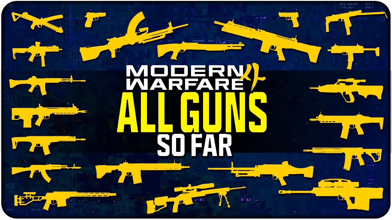 All Confirmed Guns So Far in Modern Warfare 4!