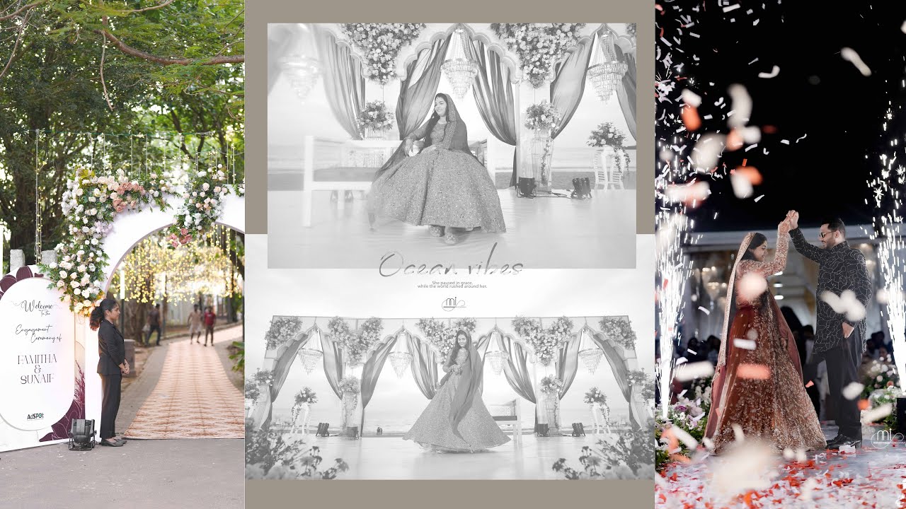 FAMITHA SUNAIF ENGAGEMENT HIGHLIGHTS mahmdimage photography 9656241313