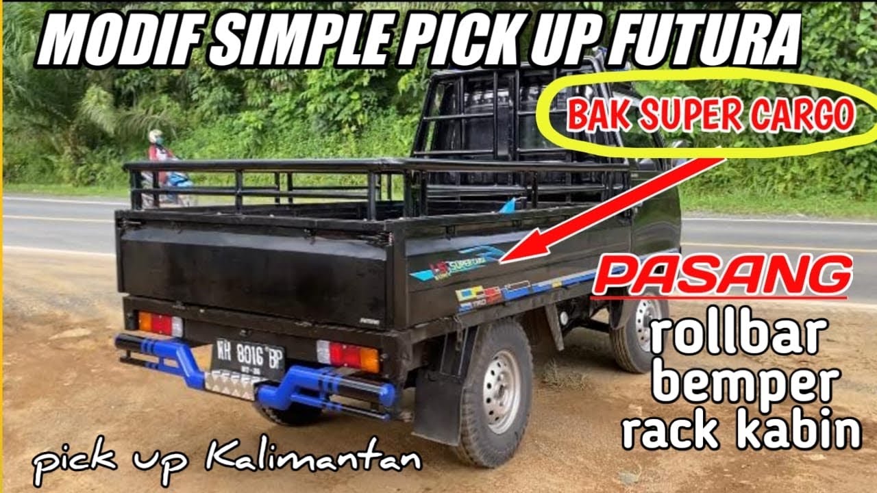 MODIF SIMPLE PICKUP CARRY FUTURA SUPER CARGO // pasang bemper dan rollbar
