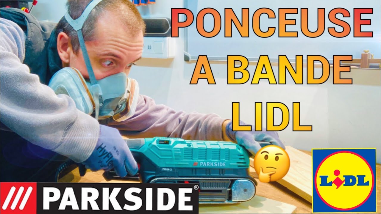 Une PONCEUSE à Bande PAS CHER ! La ParkSide PBS 900 C3