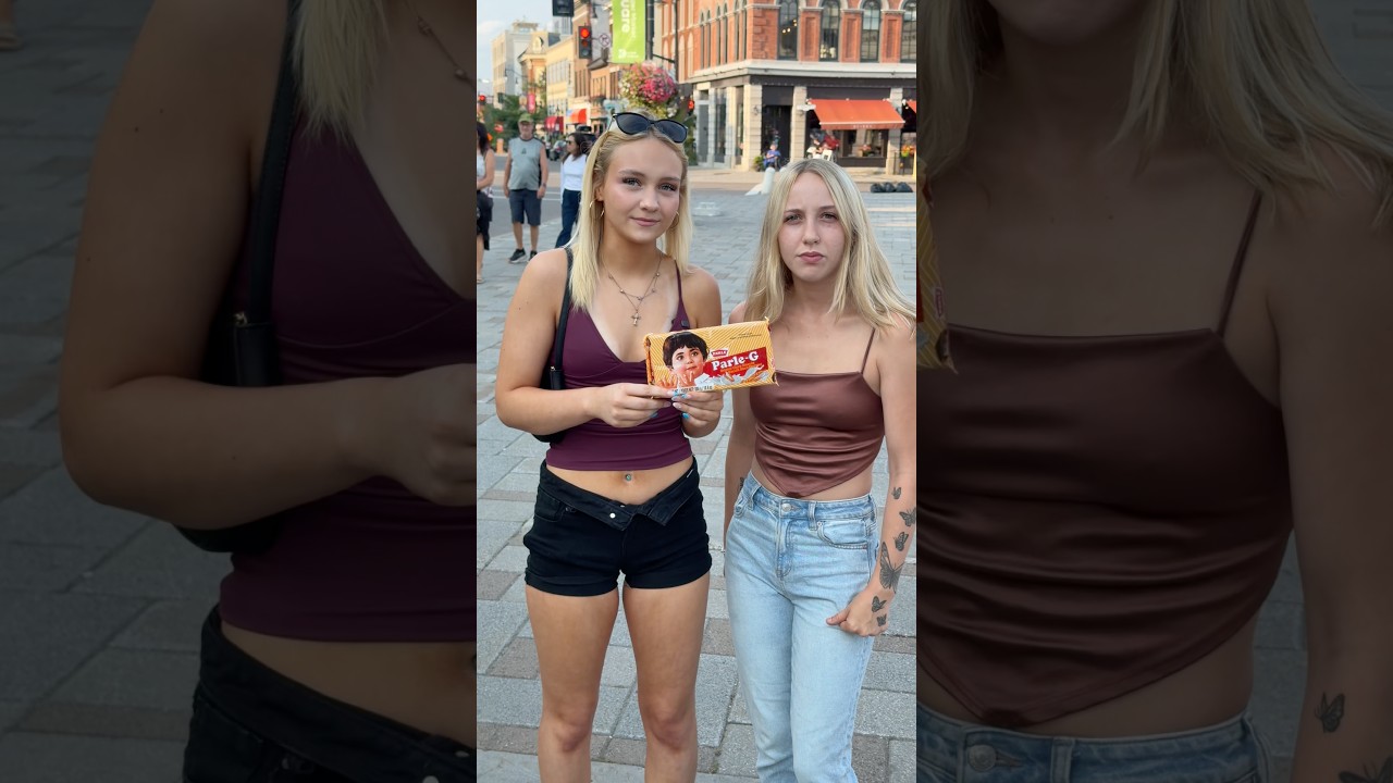 Canadians Try PARLE-G 🇮🇳🍪 | Their Reaction Was Unexpected! 😂🇨🇦