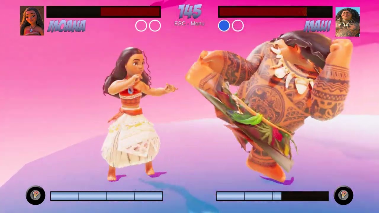 Who would win in a street fight Moana or Maui?