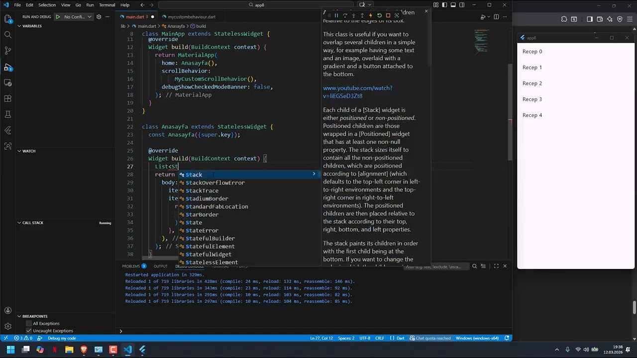 69.  ListView Builder