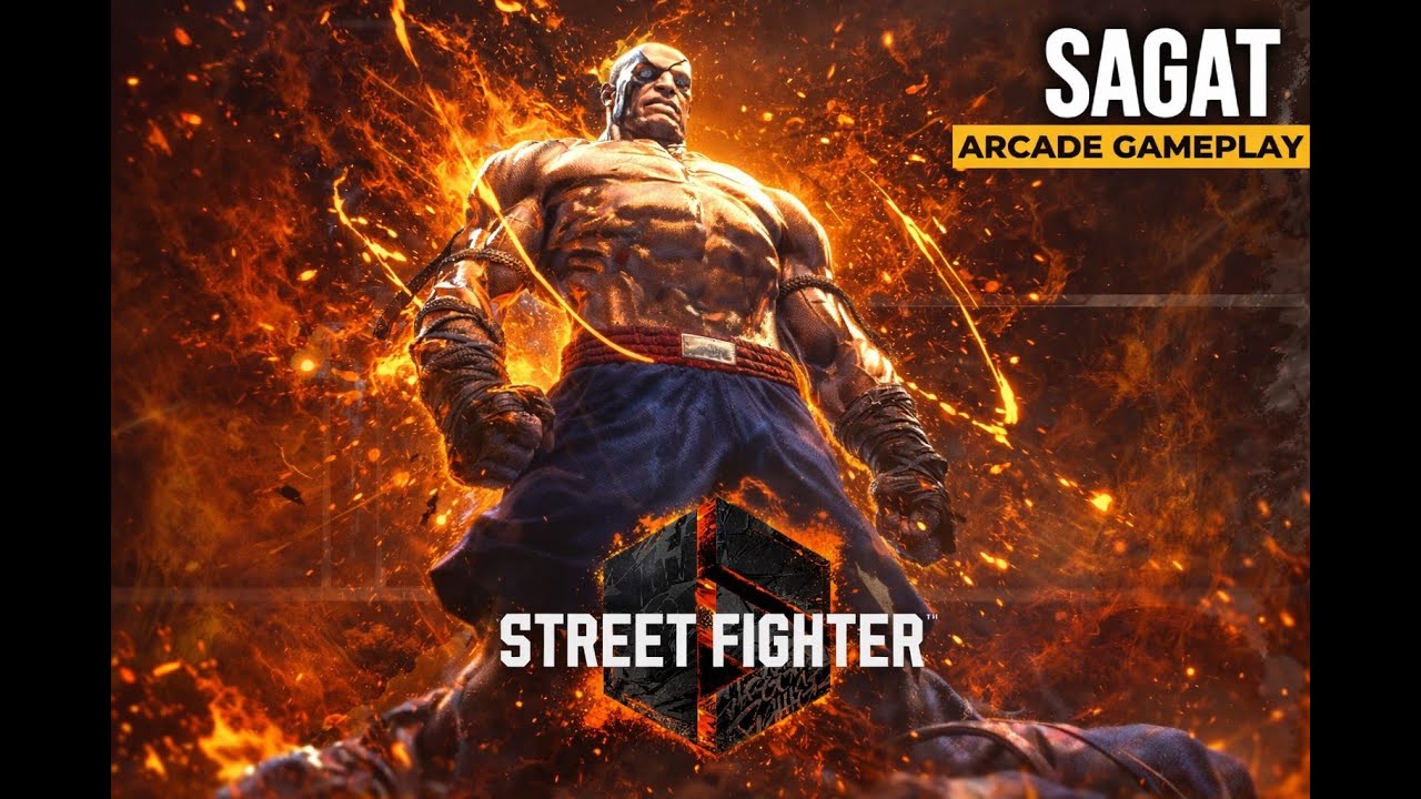 Sagat Dominates Hard Arcade Mode | Street Fighter 6 Gameplay