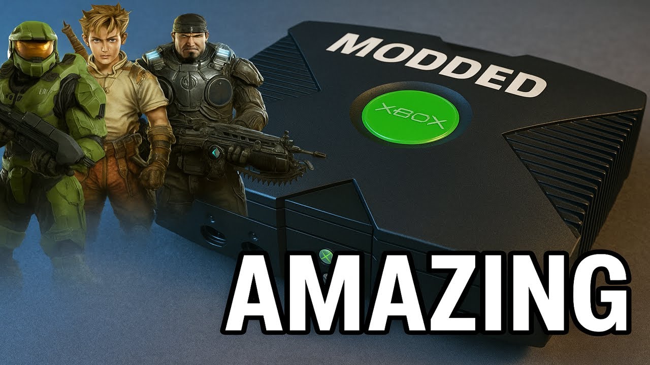 1.6 Modded Xbox with 1TB and Tons of Games Check it out! Original Xbox #originalxbox  #xboxmods