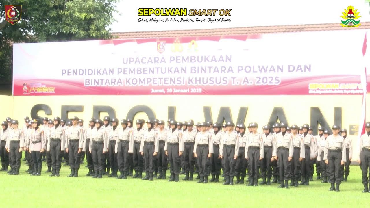 UPACARA PEMBUKAAN DIKTUK (INKLUSIF) BA POLWAN ANGK-57  DAN  BAKOMSUS KETAHANAN PANGAN T.A. 2025