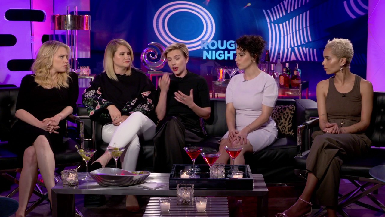 Rough Night Full Interview Scarlett Johansson, Kate McKinnon, Jillian Bell, Ilana Glazer, ZoeKravitz