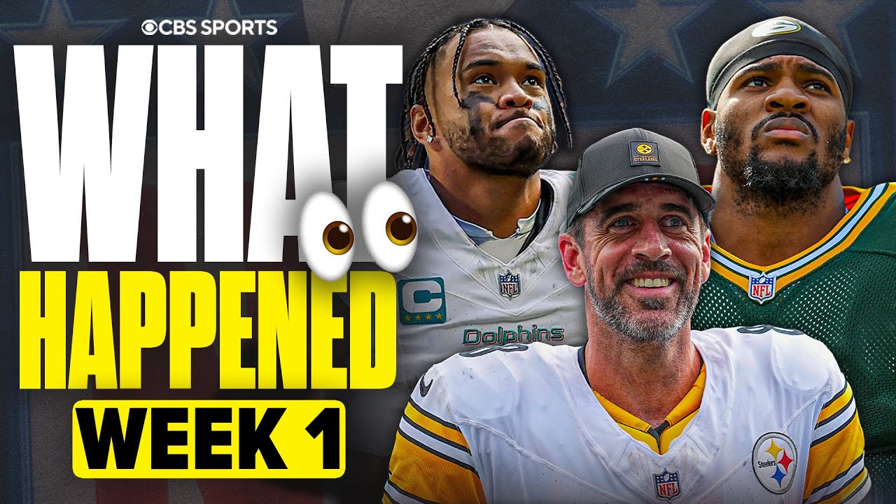 Biggest WINNERS & LOSERS From NFL Week 1 | Aaron Rodgers Shines vs Jets, Dolphins in Trouble? 😬