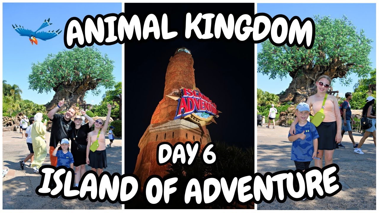 Orlando Florida Day 6 | Animal Kingdom & Island Of Adventure
